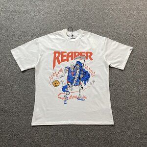 Warren Lotas Cool White Reaper Basketball Themed T Shirt
